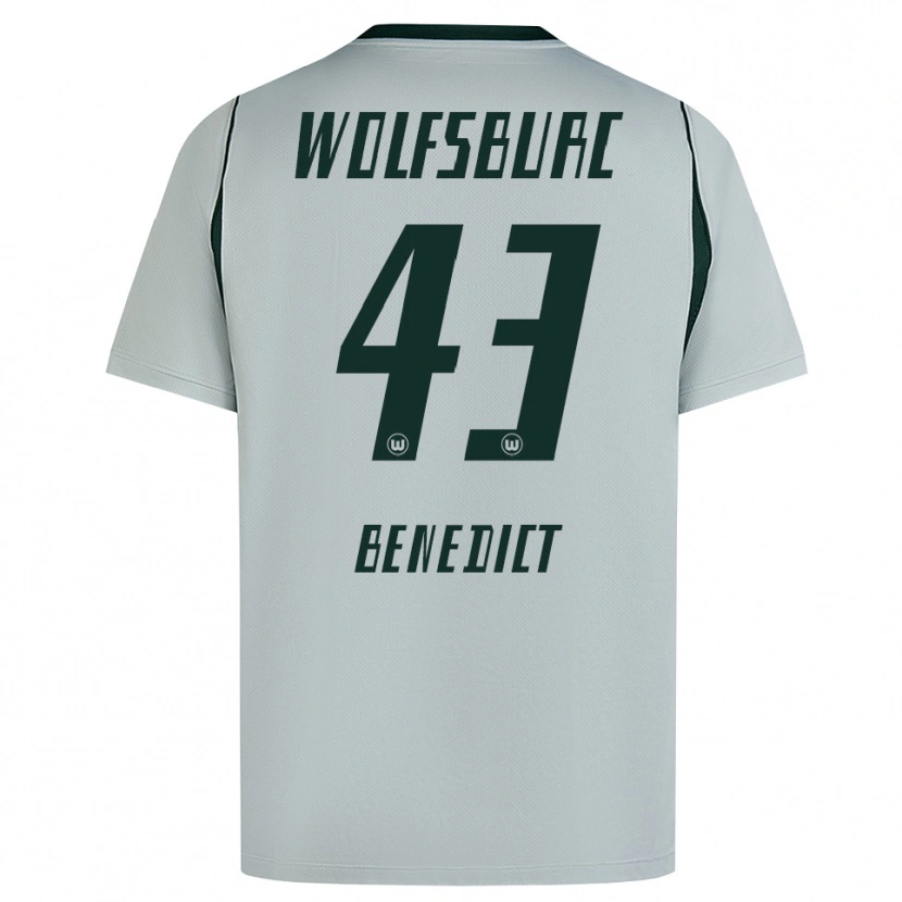 Danxen Heren Trevor Benedict #43 Grijs Groen Uitshirt Uittenue 2026/27 T-Shirt