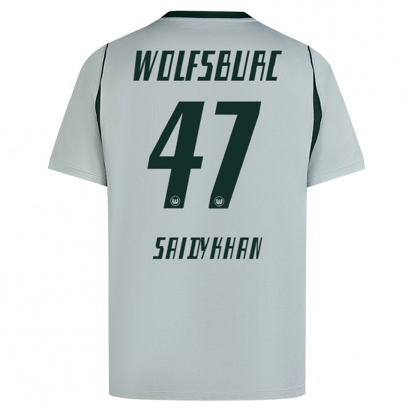 Danxen Heren Ibrahim Saidykhan #47 Grijs Groen Uitshirt Uittenue 2026/27 T-Shirt