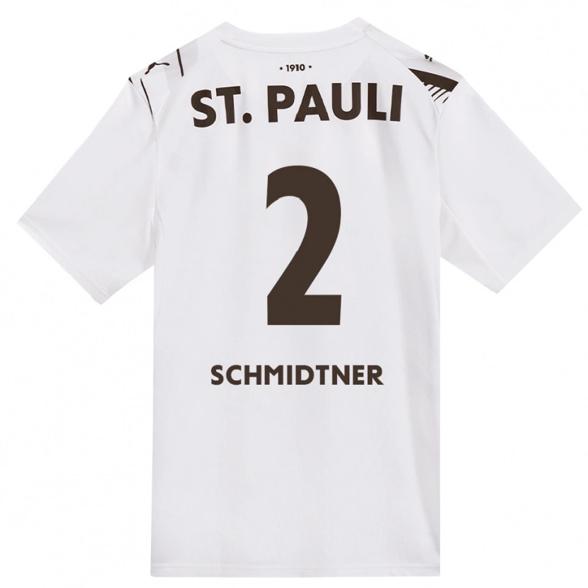 Danxen Heren Victor Schmidtner #2 Cafe Wit Rood Uitshirt Uittenue 2026/27 T-Shirt