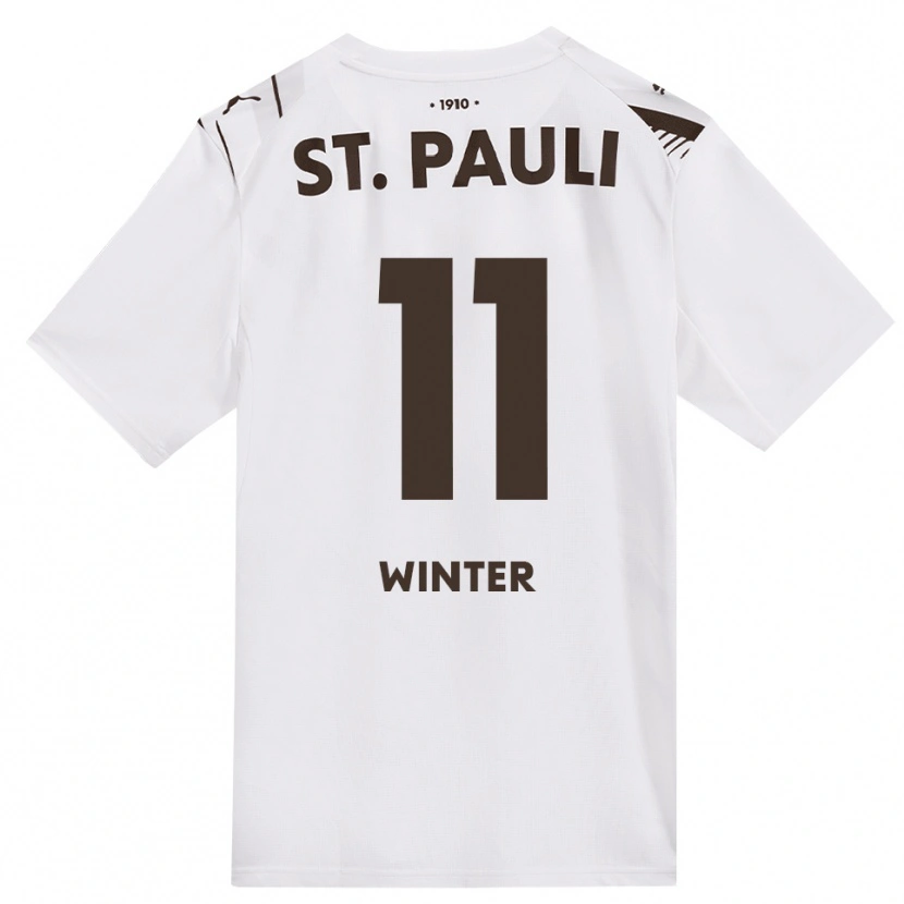 Danxen Heren Bennet Winter #11 Cafe Wit Rood Uitshirt Uittenue 2026/27 T-Shirt