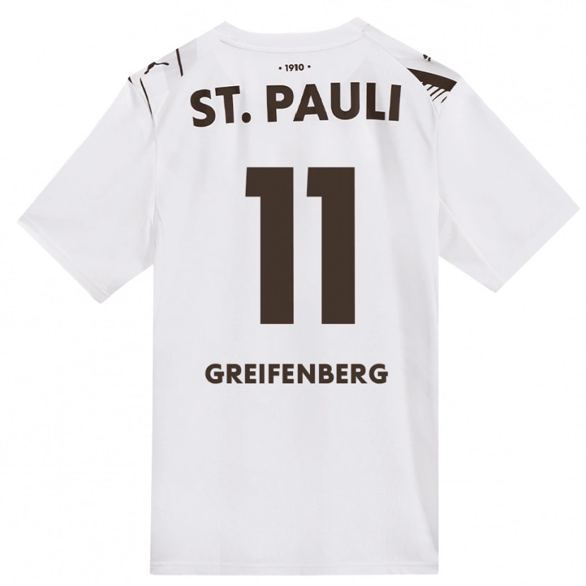 Danxen Heren Ann-Sophie Greifenberg #11 Cafe Wit Rood Uitshirt Uittenue 2026/27 T-Shirt