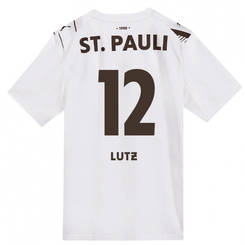 Danxen Heren Josefin Lutz #12 Cafe Wit Rood Uitshirt Uittenue 2026/27 T-Shirt