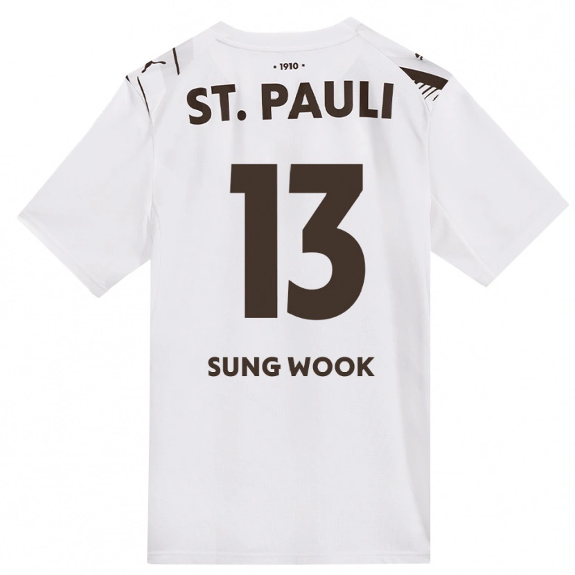 Danxen Heren Sung-Wook Hwang #13 Cafe Wit Rood Uitshirt Uittenue 2026/27 T-Shirt