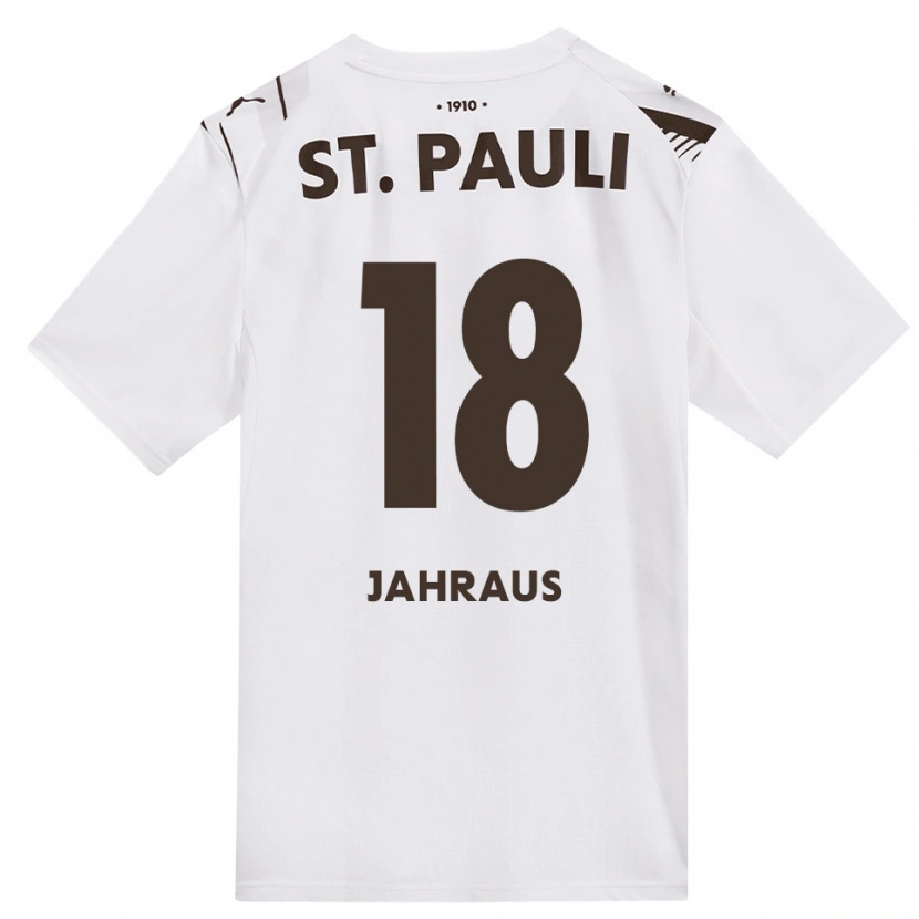 Danxen Heren Luis Jahraus #18 Cafe Wit Rood Uitshirt Uittenue 2026/27 T-Shirt