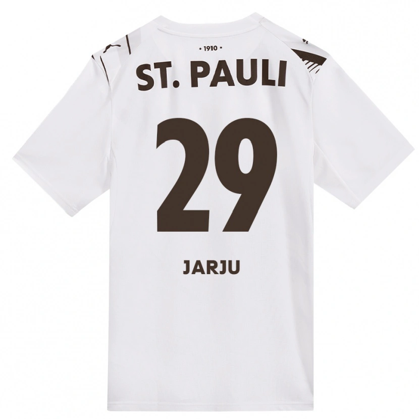 Danxen Heren Bubakar Jarju #29 Cafe Wit Rood Uitshirt Uittenue 2026/27 T-Shirt