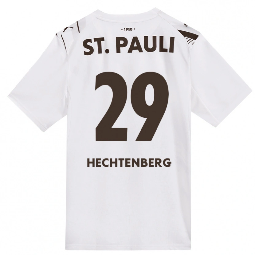 Danxen Heren Julia Hechtenberg #29 Cafe Wit Rood Uitshirt Uittenue 2026/27 T-Shirt