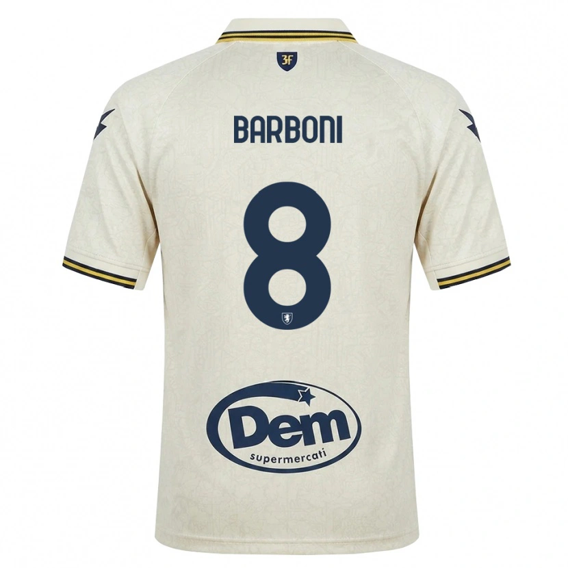Danxen Heren David Barboni #8 Oldlace Geel Zwart Uitshirt Uittenue 2026/27 T-Shirt