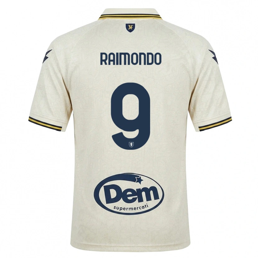 Danxen Heren Antonio Raimondo #9 Oldlace Geel Zwart Uitshirt Uittenue 2026/27 T-Shirt