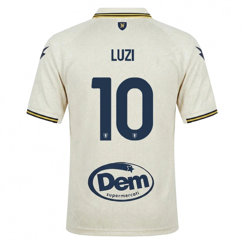 Danxen Heren Daniel Luzi #10 Oldlace Geel Zwart Uitshirt Uittenue 2026/27 T-Shirt