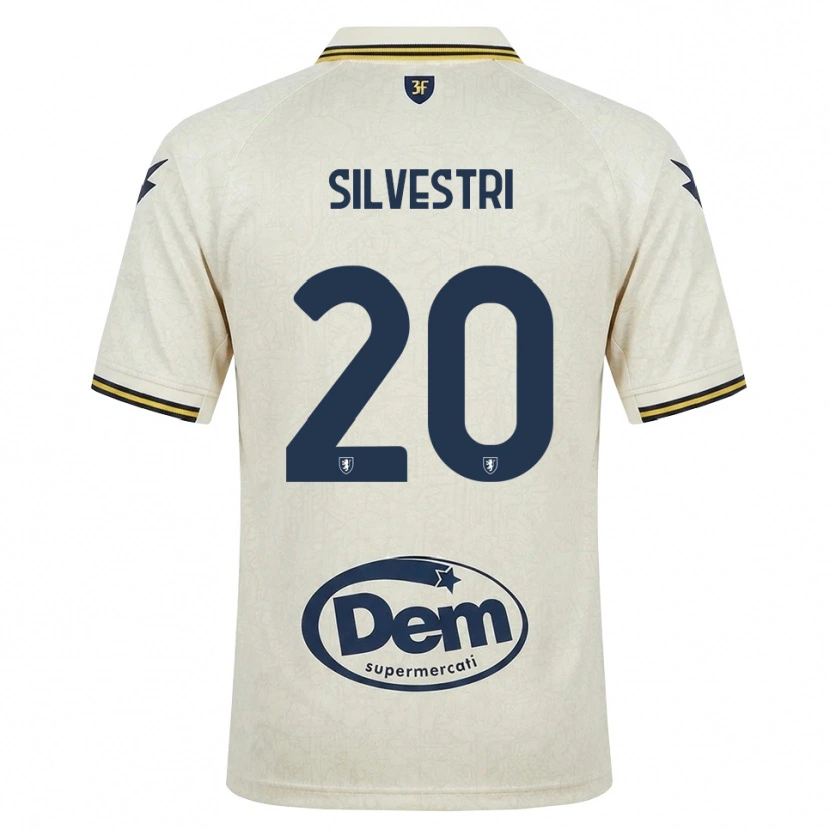 Danxen Heren Manuel Silvestri #20 Oldlace Geel Zwart Uitshirt Uittenue 2026/27 T-Shirt