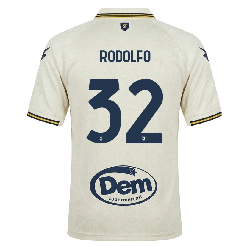 Danxen Heren Luca Rodolfo #32 Oldlace Geel Zwart Uitshirt Uittenue 2026/27 T-Shirt