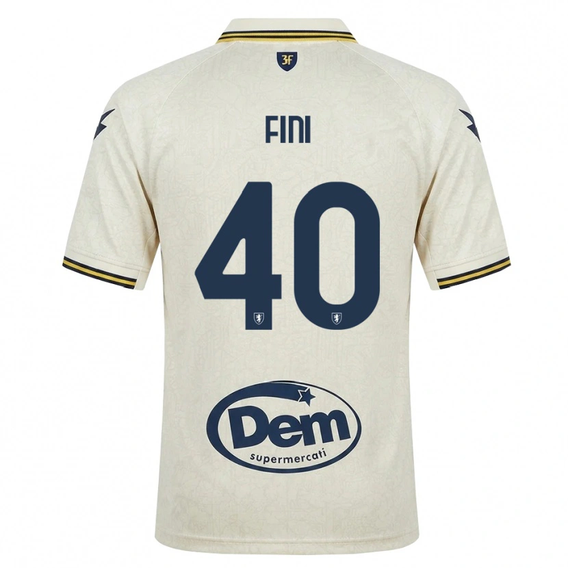 Danxen Heren Seydou Fini #40 Oldlace Geel Zwart Uitshirt Uittenue 2026/27 T-Shirt