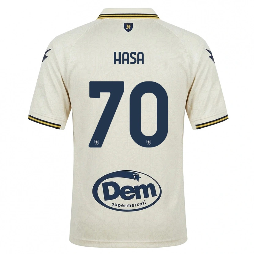 Danxen Heren Luis Hasa #70 Oldlace Geel Zwart Uitshirt Uittenue 2026/27 T-Shirt