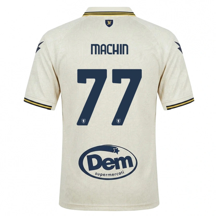 Danxen Heren José Machín #77 Oldlace Geel Zwart Uitshirt Uittenue 2026/27 T-Shirt