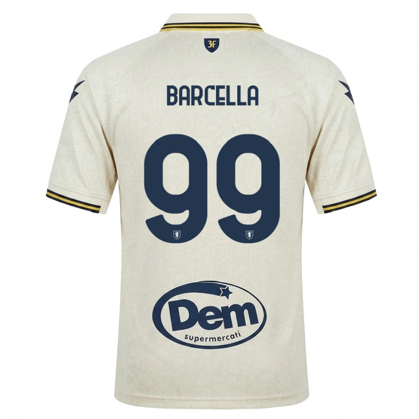 Danxen Heren Kevin Barcella #99 Oldlace Geel Zwart Uitshirt Uittenue 2026/27 T-Shirt