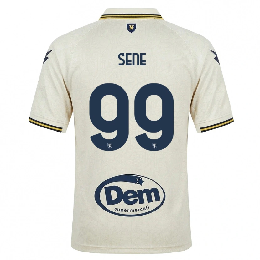 Danxen Heren Fallou Sene #99 Oldlace Geel Zwart Uitshirt Uittenue 2026/27 T-Shirt