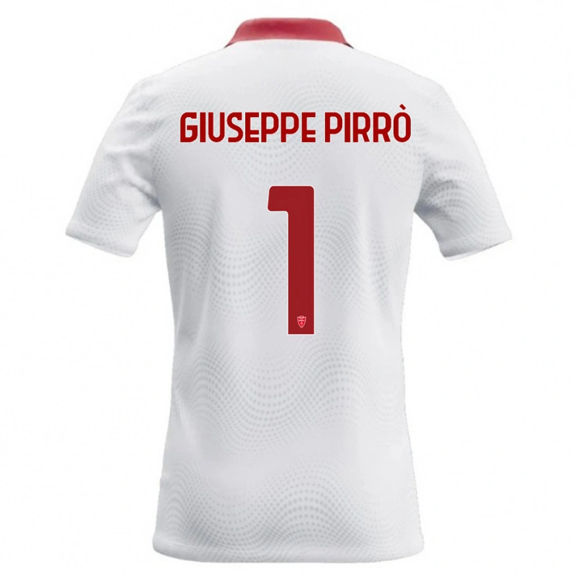 Danxen Heren Marco Giuseppe Pirrò #1 Wit Rood Uitshirt Uittenue 2026/27 T-Shirt