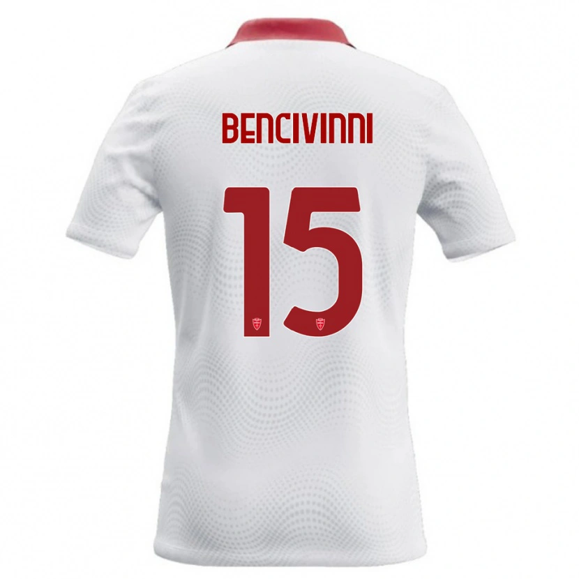 Danxen Heren Boris Bencivinni #15 Wit Rood Uitshirt Uittenue 2026/27 T-Shirt