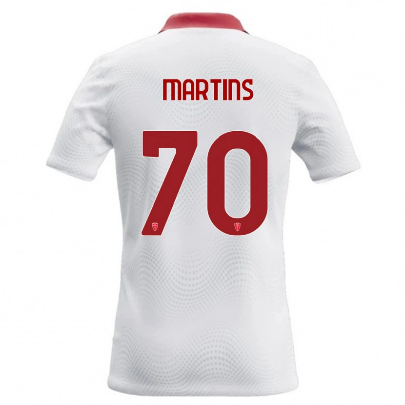 Danxen Heren Kevin Martins #70 Wit Rood Uitshirt Uittenue 2026/27 T-Shirt