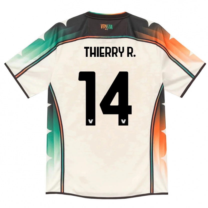 Danxen Heren Thierry Correia #14 Oldlace Oranje Groen Uitshirt Uittenue 2026/27 T-Shirt