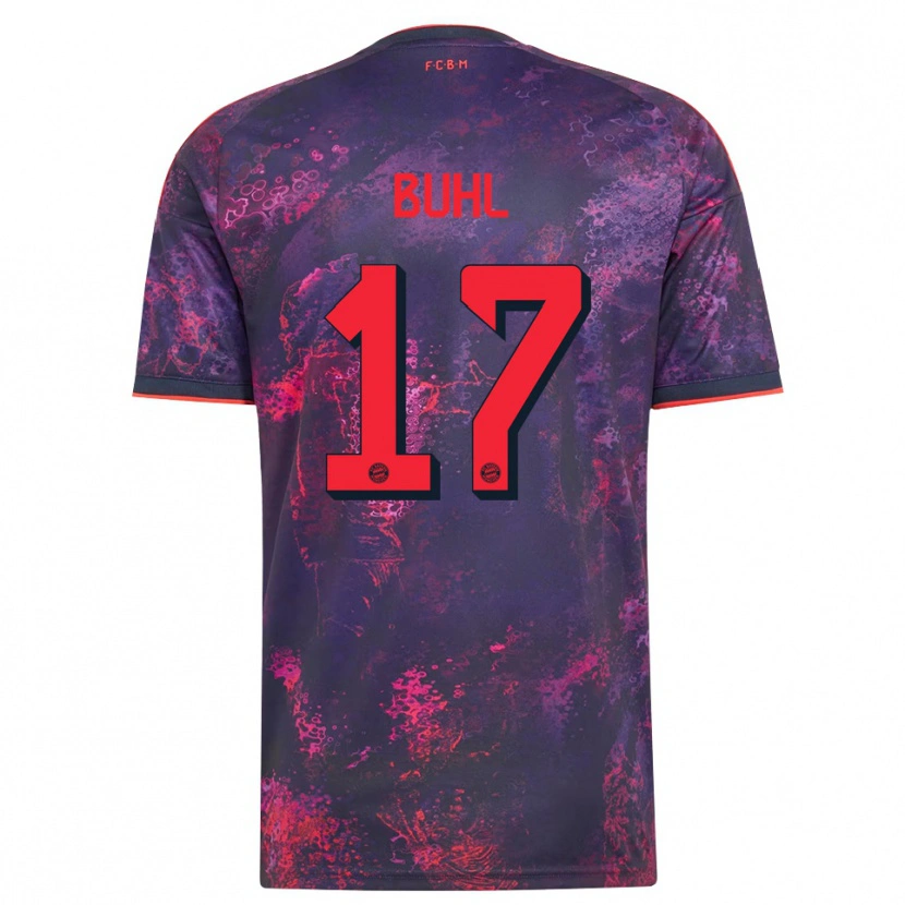 Danxen Heren Klara Buhl #17 Paars Rood Thuisshirt Derde Tenue 2026/27 T-Shirt