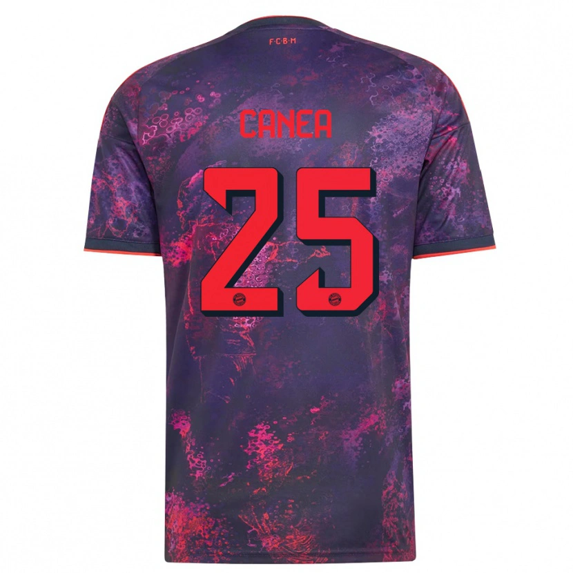 Danxen Heren Rares Canea #25 Paars Rood Thuisshirt Derde Tenue 2026/27 T-Shirt