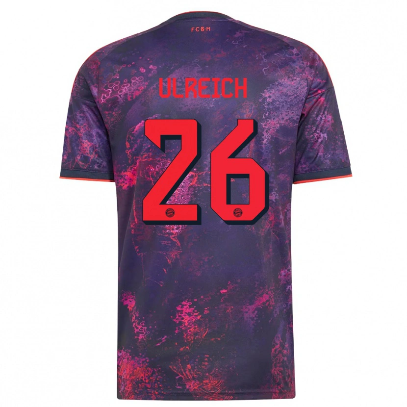 Danxen Heren Sven Ulreich #26 Paars Rood Thuisshirt Derde Tenue 2026/27 T-Shirt