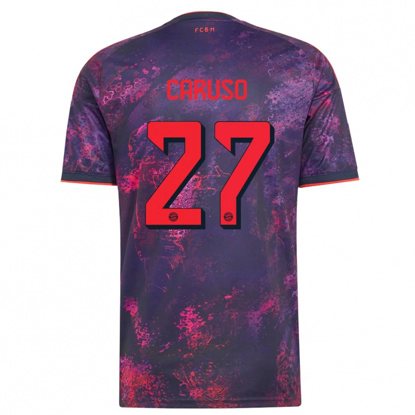 Danxen Heren Arianna Caruso #27 Paars Rood Thuisshirt Derde Tenue 2026/27 T-Shirt