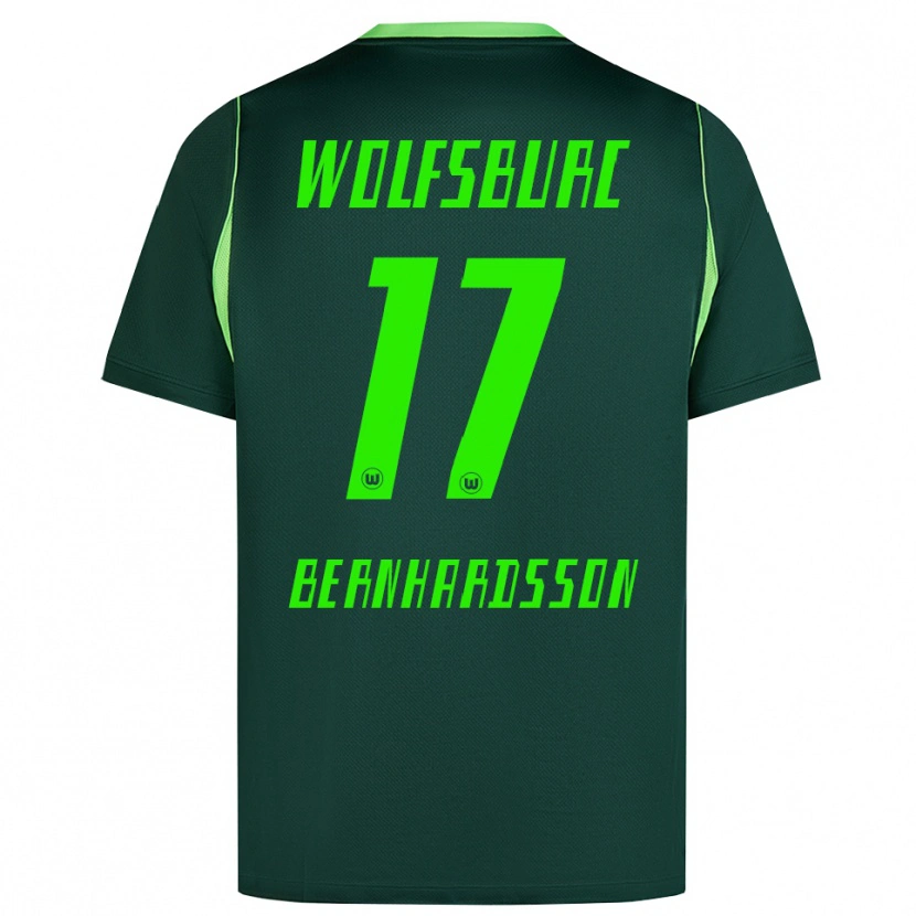 Danxen Heren Alexander Bernhardsson #17 Donkergroen Wit Thuisshirt Thuistenue 2026/27 T-Shirt