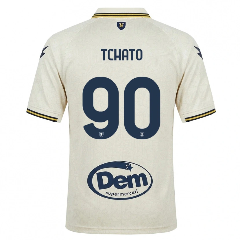 Danxen Heren Enzo Tchato #90 Oldlace Geel Zwart Uitshirt Uittenue 2026/27 T-Shirt