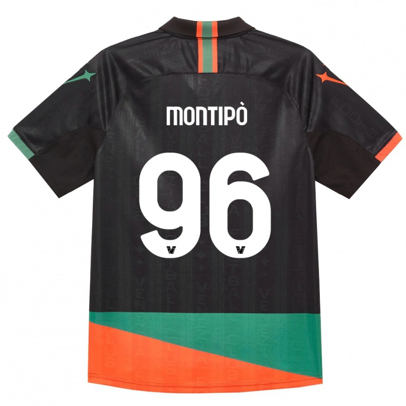 Danxen Dames Lorenzo Montipò #96 Zwart Oranje Groen Thuisshirt Thuistenue 2026/27 T-Shirt