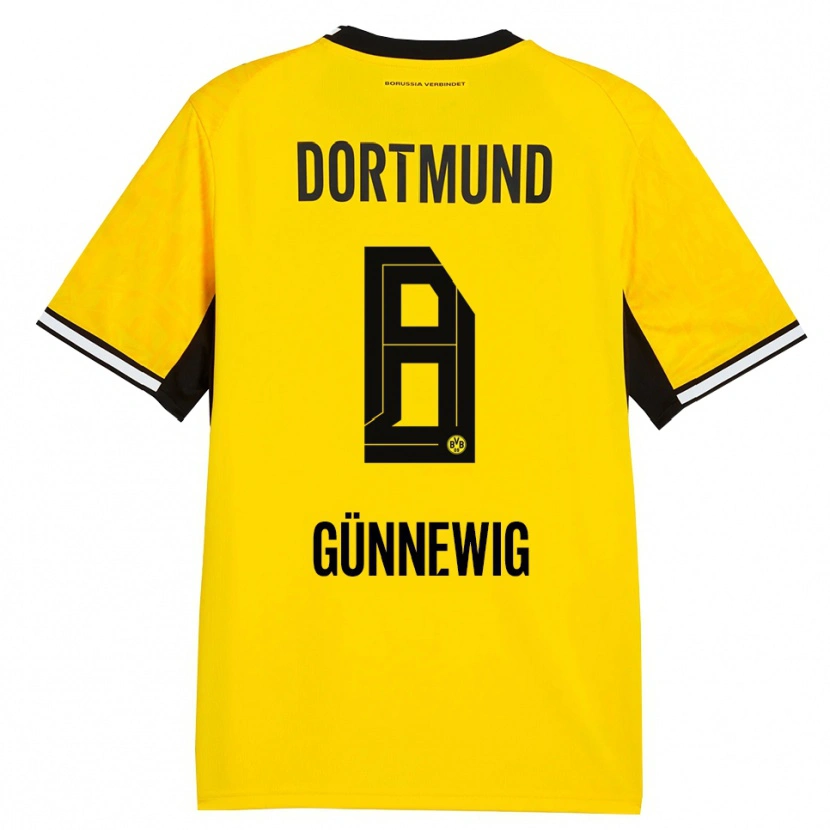 Danxen Dames Noreen Günnewig #8 Geel Zwart Wit Thuisshirt Thuistenue 2026/27 T-Shirt