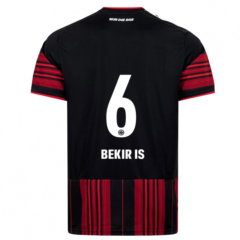 Danxen Dames Eba Bekir Is #6 Zwart Rood Wit Thuisshirt Thuistenue 2026/27 T-Shirt
