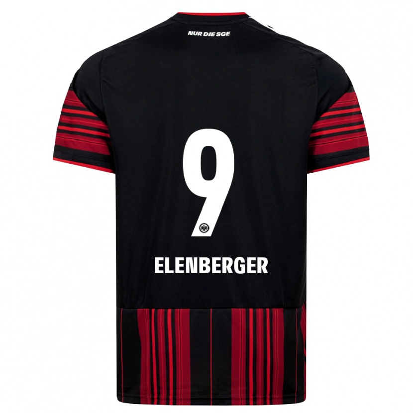 Danxen Dames Samuel Elenberger #9 Zwart Rood Wit Thuisshirt Thuistenue 2026/27 T-Shirt