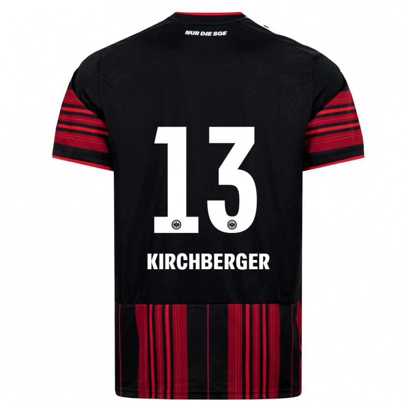 Danxen Dames Virginia Kirchberger #13 Zwart Rood Wit Thuisshirt Thuistenue 2026/27 T-Shirt