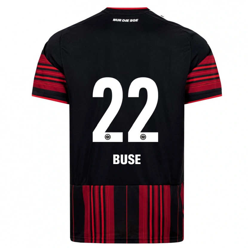 Danxen Dames Gabriel Buse #22 Zwart Rood Wit Thuisshirt Thuistenue 2026/27 T-Shirt