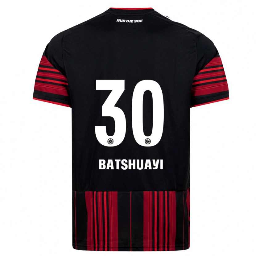 Danxen Dames Michy Batshuayi #30 Zwart Rood Wit Thuisshirt Thuistenue 2026/27 T-Shirt