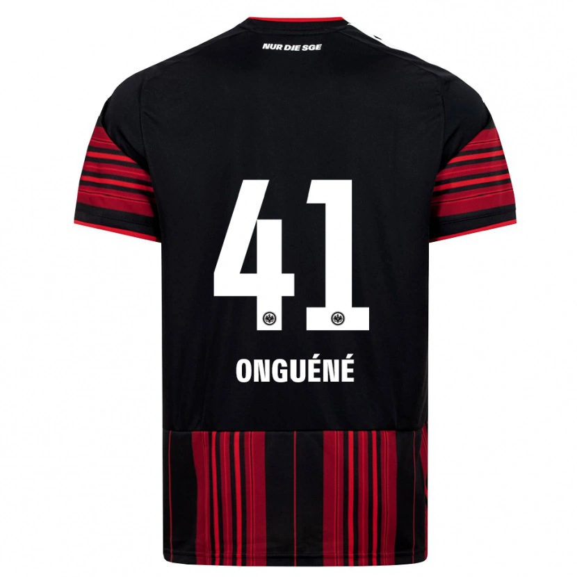 Danxen Dames Jérôme Onguéné #41 Zwart Rood Wit Thuisshirt Thuistenue 2026/27 T-Shirt