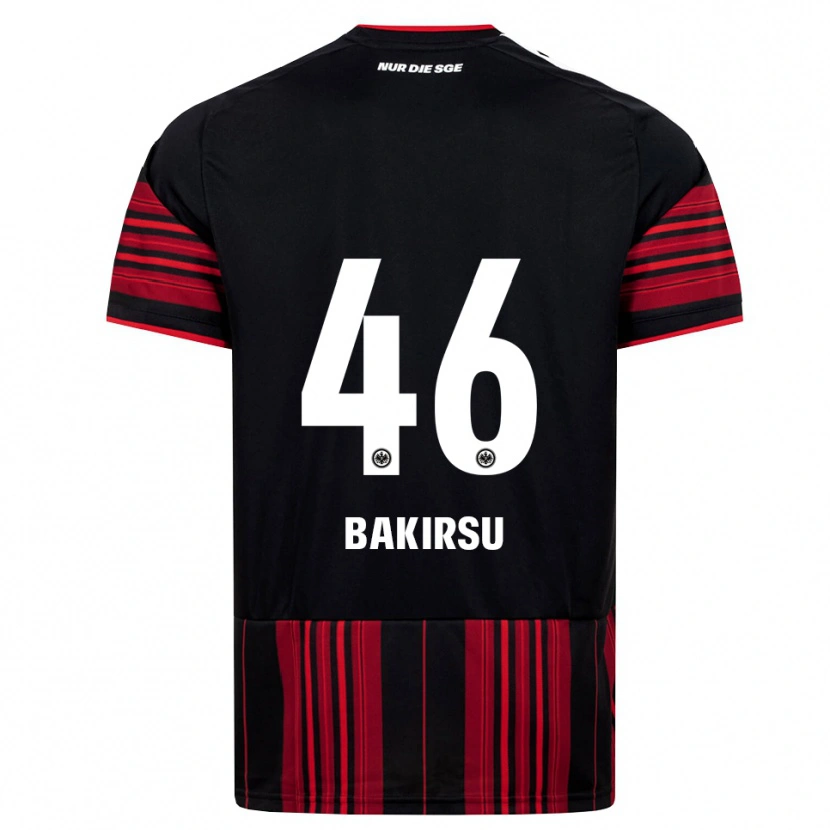 Danxen Dames Hüseyin Bakirsu #46 Zwart Rood Wit Thuisshirt Thuistenue 2026/27 T-Shirt