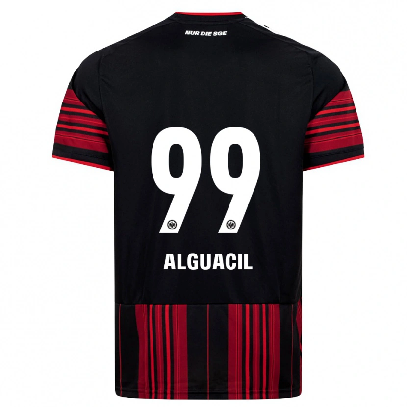 Danxen Dames Ainhoa Alguacil #99 Zwart Rood Wit Thuisshirt Thuistenue 2026/27 T-Shirt