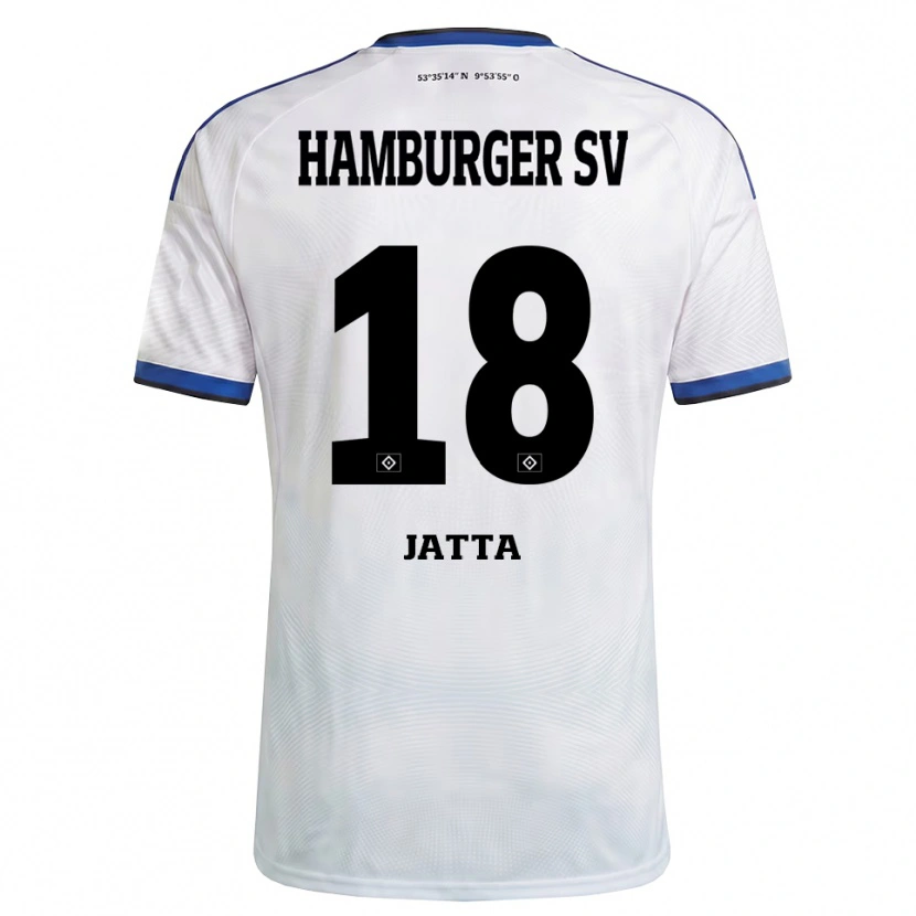 Danxen Dames Bakery Jatta #18 Wit Zwart Blauw Thuisshirt Thuistenue 2026/27 T-Shirt