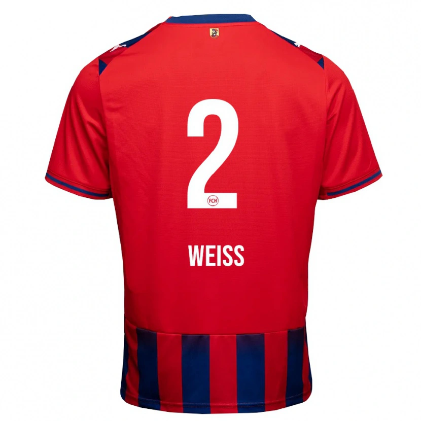 Danxen Dames Philipp Weiß #2 Koninklijk Blauw Wit Rood Thuisshirt Thuistenue 2026/27 T-Shirt