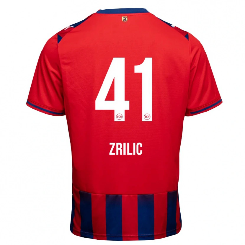 Danxen Dames Marko Zrilić #41 Koninklijk Blauw Wit Rood Thuisshirt Thuistenue 2026/27 T-Shirt