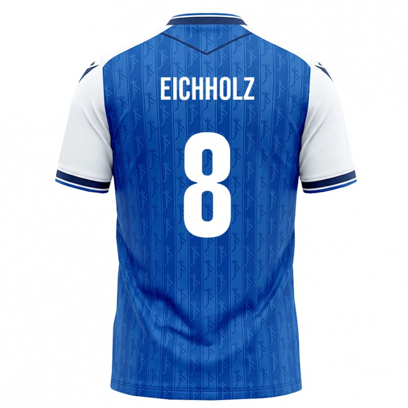 Danxen Dames Damian Eichholz #8 Koninklijk Blauw Wit Thuisshirt Thuistenue 2026/27 T-Shirt