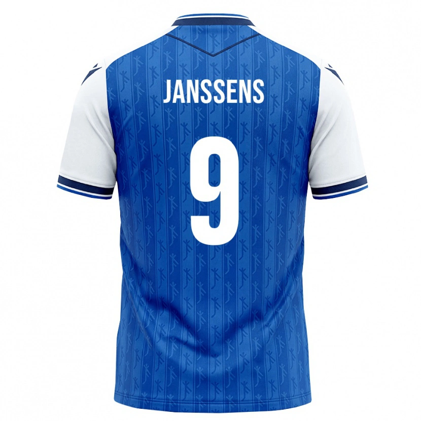 Danxen Dames Jill Janssens #9 Koninklijk Blauw Wit Thuisshirt Thuistenue 2026/27 T-Shirt