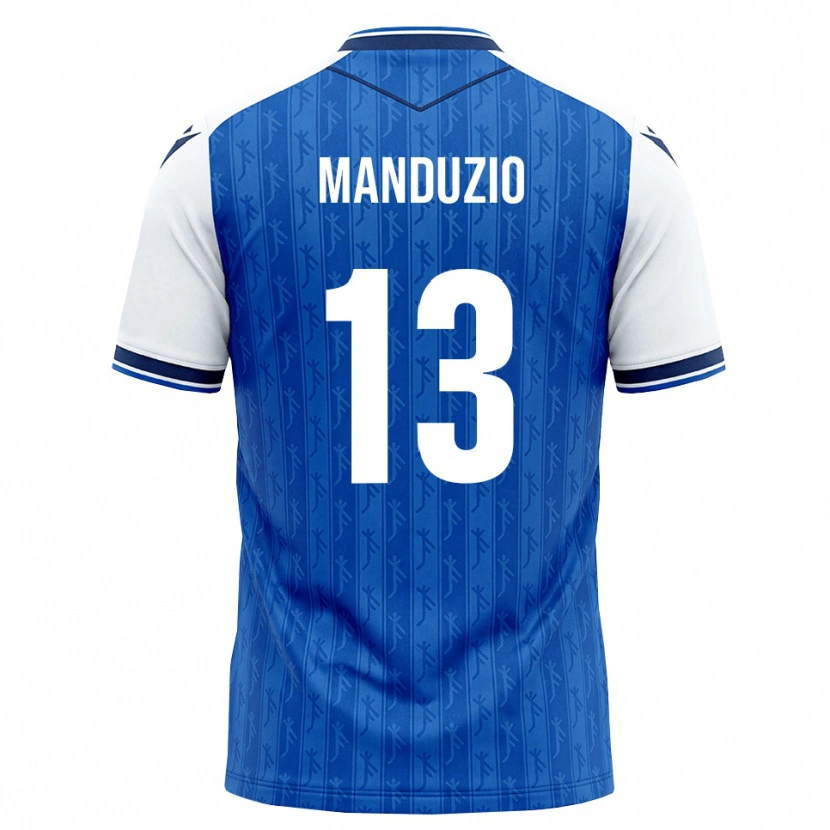 Danxen Dames Mattia Manduzio #13 Koninklijk Blauw Wit Thuisshirt Thuistenue 2026/27 T-Shirt