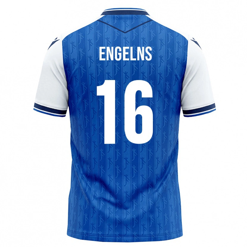 Danxen Dames Luis Engelns #16 Koninklijk Blauw Wit Thuisshirt Thuistenue 2026/27 T-Shirt