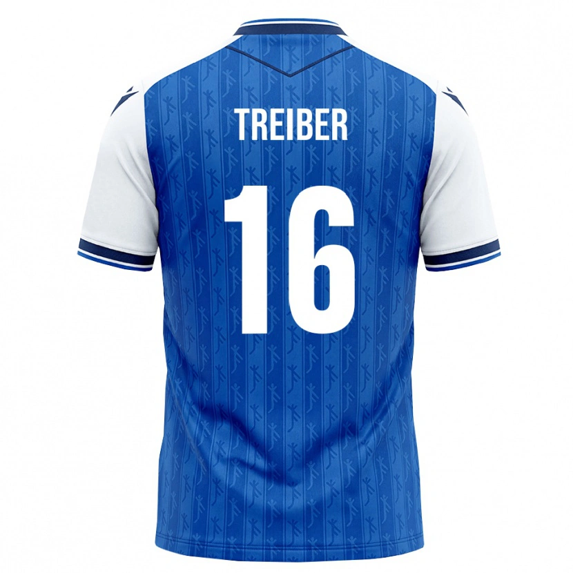 Danxen Dames Julian Treiber #16 Koninklijk Blauw Wit Thuisshirt Thuistenue 2026/27 T-Shirt
