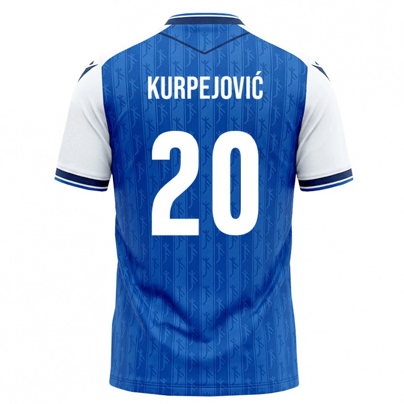 Danxen Dames Albin Kurpejović #20 Koninklijk Blauw Wit Thuisshirt Thuistenue 2026/27 T-Shirt