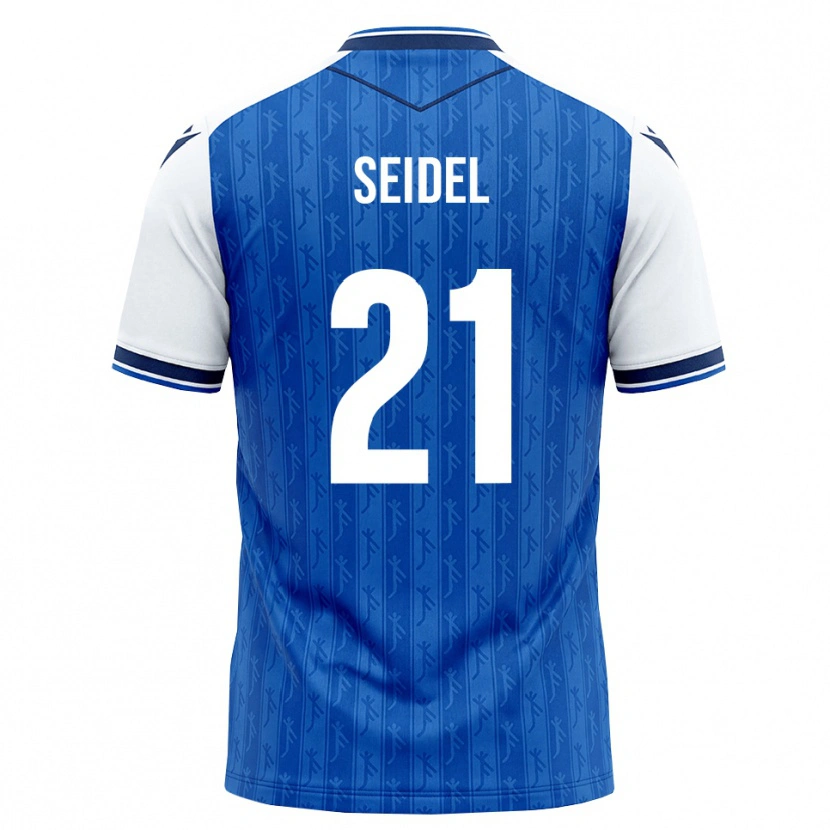 Danxen Dames Phil Seidel #21 Koninklijk Blauw Wit Thuisshirt Thuistenue 2026/27 T-Shirt